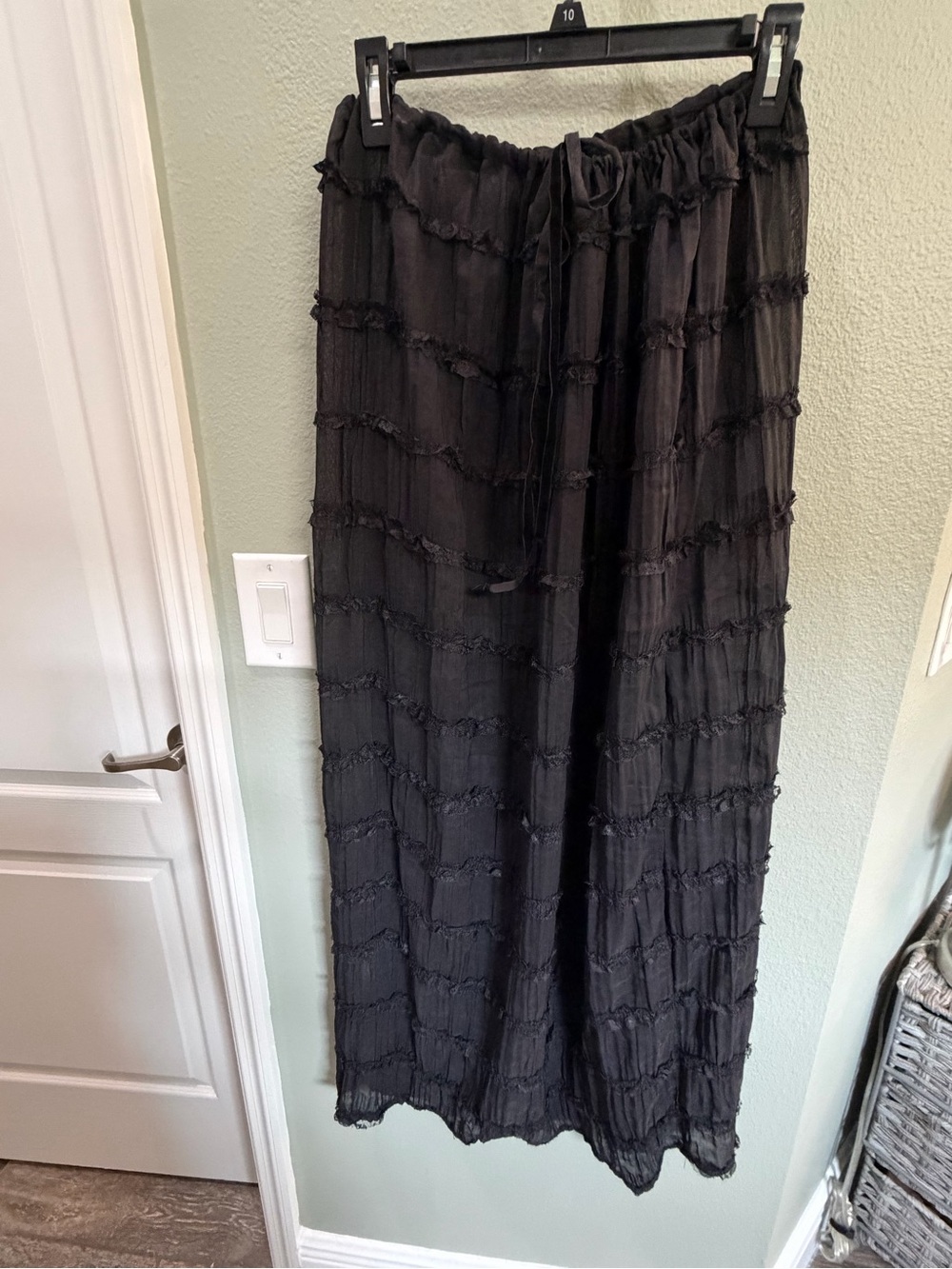 NWOT Women's Black Shear Bathing Suit Coverup